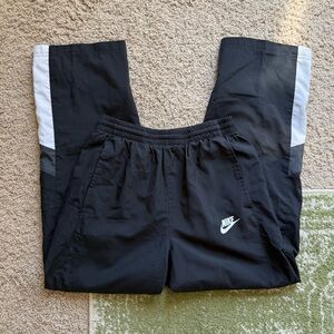 Nike Kids Black & White Track Pants